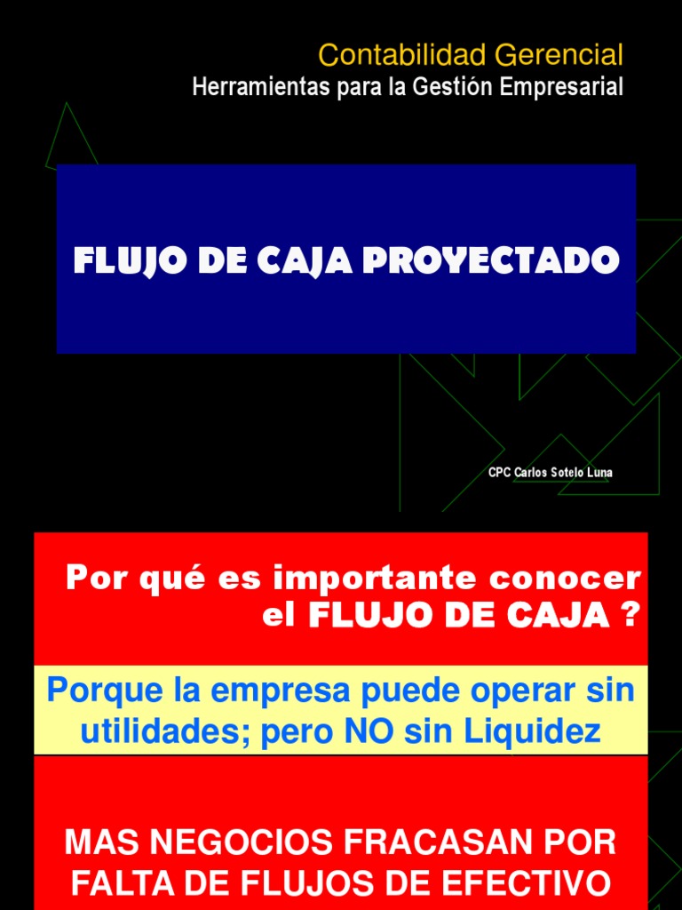 Flujo de Caja Proyectado PWP | PDF | Flujo de efectivo | Presupuesto