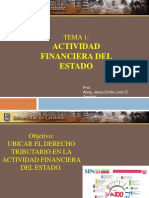 Derecho Tributario Ne La Actividad Financiera