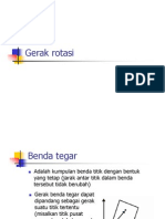 Benda Tegar & Gerak Rotasi