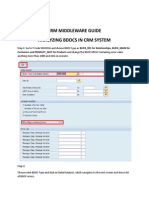 User Guide For Analysis of BDOCS in CRM