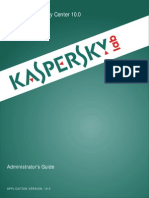 Manual Kaspersky Security Center 10.0.0