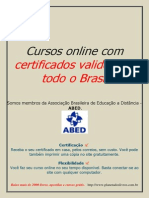 Cursos Online Com Certificados Validos Em Todo o Brasil