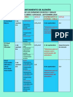 Calendario Exámenes Septiembre 2014