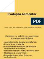 Evolução Alimentar: Profa. Dra. Maria Elisa de Paula Eduardo Garavello