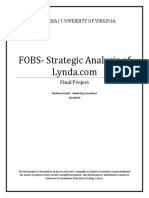 Download Strategic Analysis of Lynda Com by Mohamed Kadri  SN231602003 doc pdf