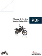 Yumbo Dakar 200 - Manual de Servicio