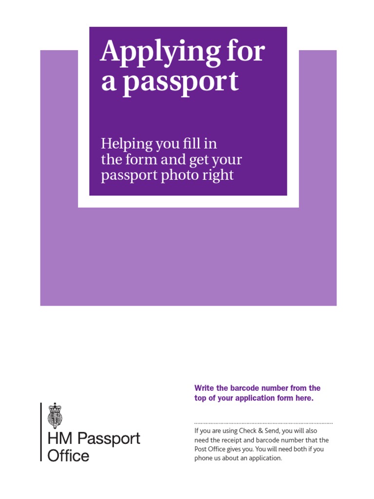 Passports Guidance Booklet Passport Government Information