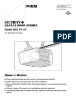 LiftMaster 3585 Owners Manual