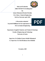 Study and Evalution of Balila Oil Field Vis-breaking Plant..