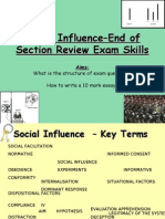 Social Influence–End of Section Review Exam Skills