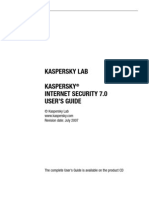 Kaspersky Internet Security 7.0 Help