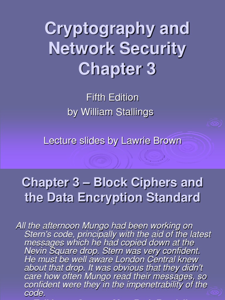 CH 03 | PDF | Cipher | Cryptography