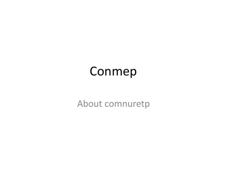 Conmep | PDF
