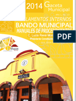Bando, Reglamentos y Manuales 2013-2015