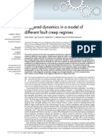 Fault creep dynamics under transient forcing