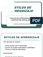 Estilos de Aprendizaje