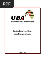 Protocolo de Bem-Estar Frangos e Perus