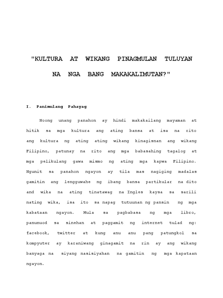 thesis topic filipino