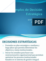 Tarea 01 Ejemplos de Decisiones Estratégicas