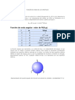 Función de Onda de Los Orbitales