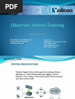 Observer Admin Training