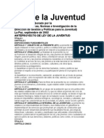 2) Ley de La Juventud