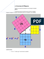 Como Demostrar El Teorema de Pitágoras