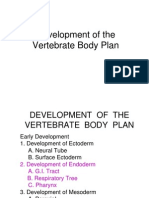 Development of The Vertebrate Body Plan