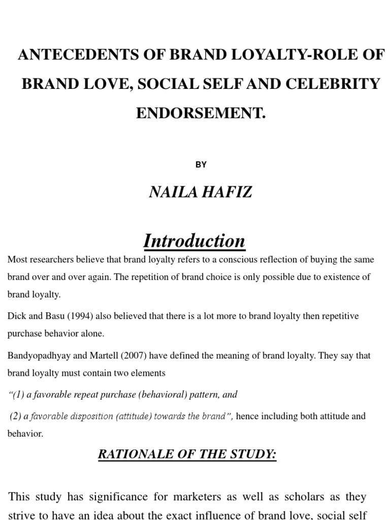 Impact of branding on consumer buying behaviour thesis picture