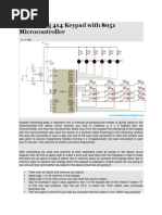 Interfacing 4x4 Keypad With 8051 Microcontroller