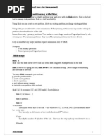 Partitioning With Fdisk