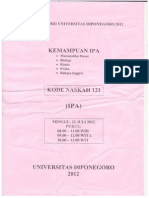 Soal Um Undip 2012 Ipa