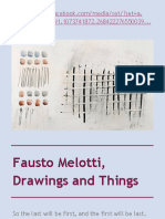 Fausto Melotti, Drawings and Things