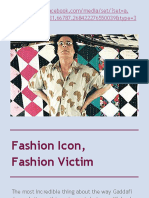 Fashion Icon, Fashion Victim