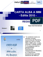 Prezentare Carta Alba A Imm 2010 - Reg.v