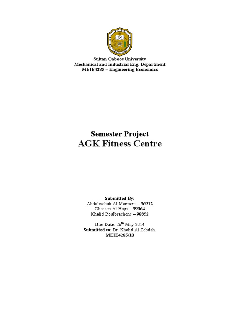 Engineering Economics Project Report Pdf Internal Rate Of Return