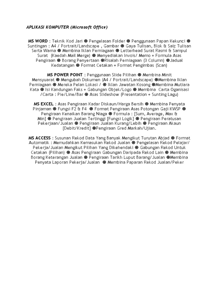 Aplikasi Komputer  PDF