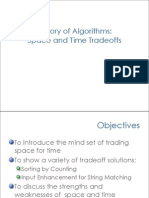 Algorithms - Chapter 7 Space - Time