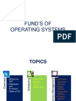 Fund'S of Operating Systems: Prakash K
