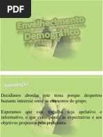 Envelhecimento Demográfico