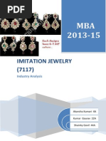 Imitation Jewellery ITOD Project