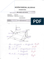 Evaluacion Parcial de Mecanica Vectorial 2014-0 a - Desarrollo