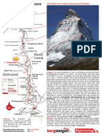Hoernligrat Matterhorn Tourenbeschreibung Topo