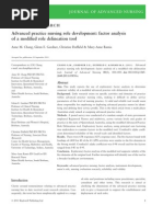 Download Journal of Advanced Nursing Advanced Practice Nursing Role Development 2011 by isisvlvt SN231729696 doc pdf