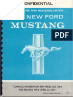 1964 Mustang Press Packet HR