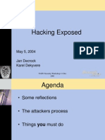 2004 - 05 - 05 Security Summit - Hacking Exposed Final