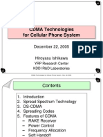 CDMA Technologies For Cellular Phone System: December 22, 2005