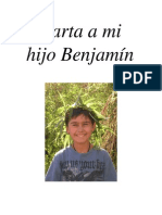Carta a Mi Hijo Benjamin