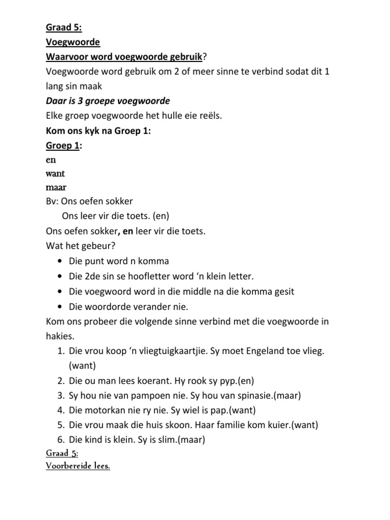 gr5 voeg woorde afrikaans pdf