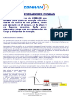 Aerogeneradores ZONHAN